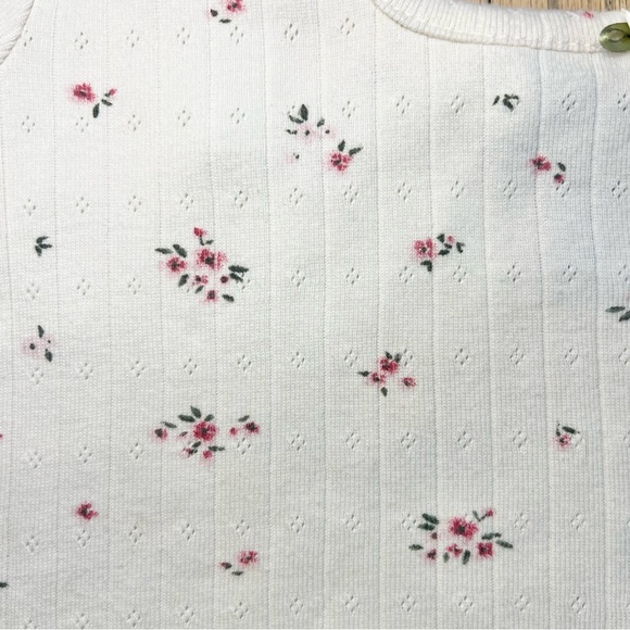 RSQ Tilly’s Girls Print Floral Rosette Crop Length Tee Size Large Girls Sizing - Picture 3 of 10